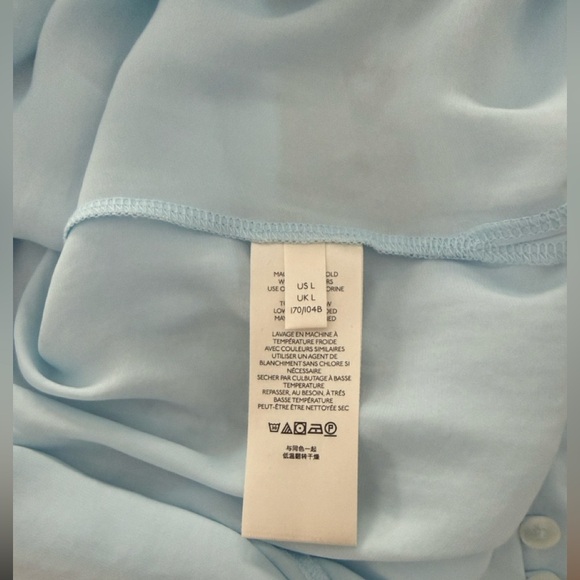 Free People LaLa blouse in Neon Sky - Picture 9 of 12